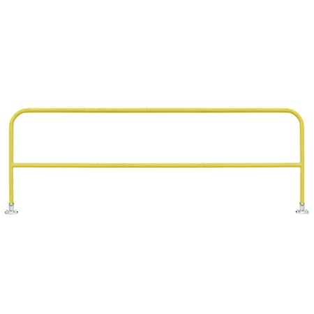Frontline Guardrail System for Concrete or Steel Substrates, Yellow, 10 ft GUS10-FXDYLW